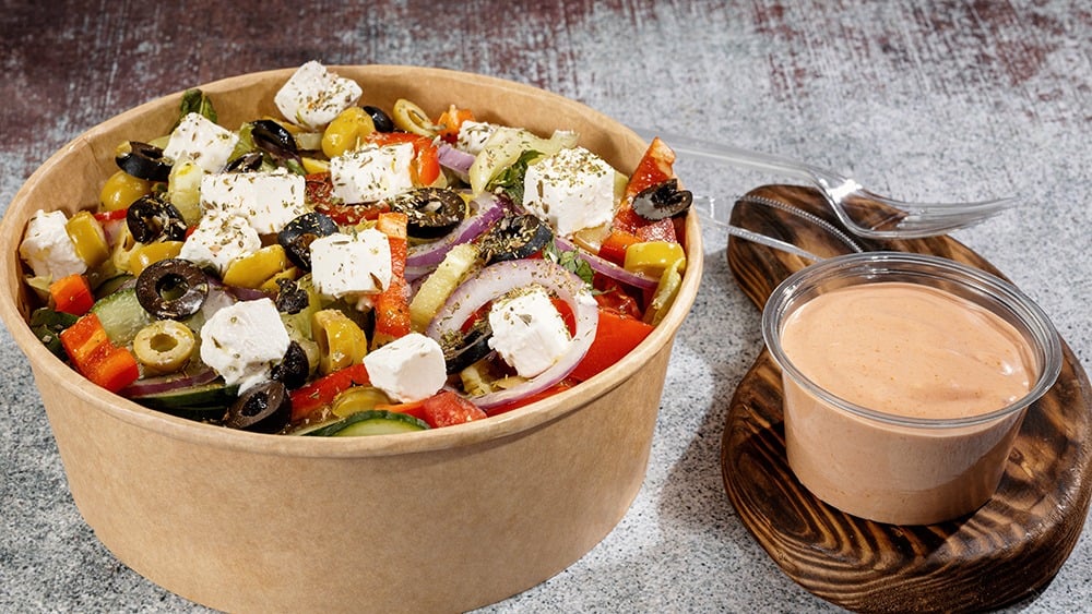 Greek salad 250გრ - Photo 8