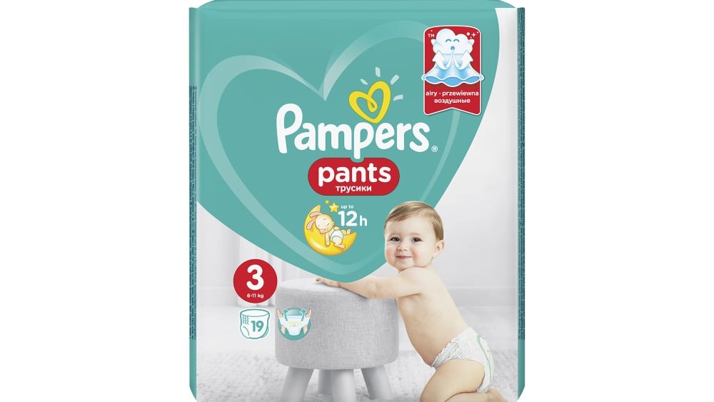 Pampers  პამპერსი ტრუსი 611კგ 19 ცალი 4205 - Photo 181