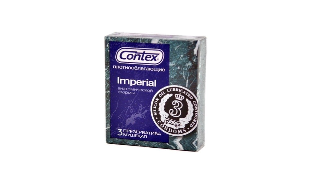 Contex  კონტექსი პრეზერვატივი Imperial 3 ცალი - Photo 1700