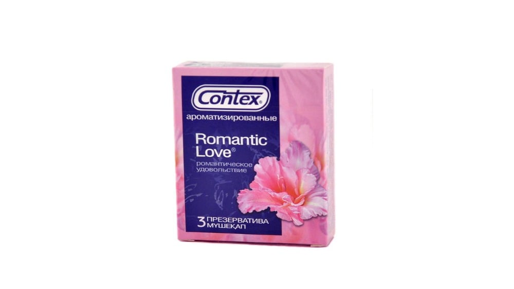 Contex  კონტექსი პრეზერვატივი Romantic 3 ცალი - Photo 1701