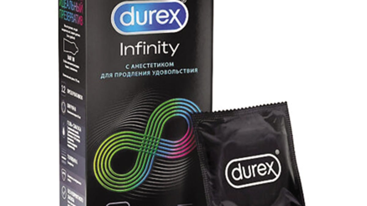 Durex  დურექსი პრეზერვატივი INFINITY 12 ცალი - Photo 1703