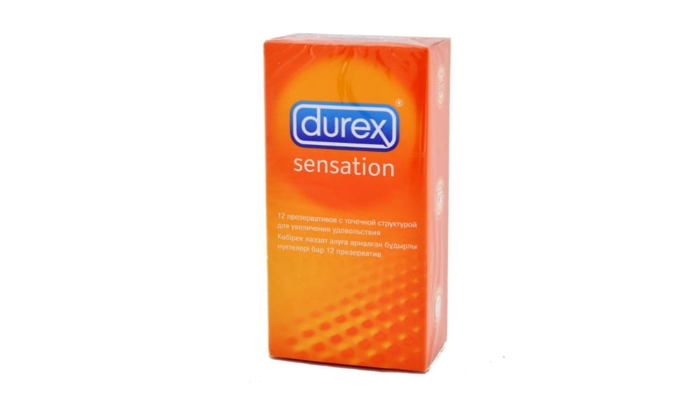 Durex  დურექსი პრეზერვატივი Sensation 12 ცალი - Photo 1704