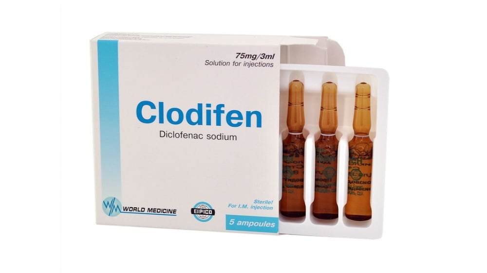 Clodifen  კლოდიფენი 75მგ3მლ 5 ამპულა - Photo 1378