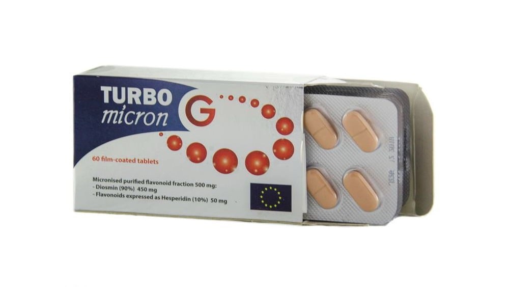 TURBO MICRON  ტურბომიკრონ G 500მგ 60 ტაბლეტი GMP - Photo 549