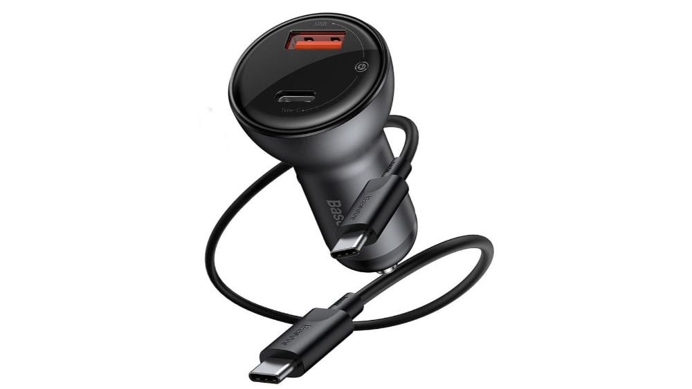 Baseus Digital Display PPS Car Charger 45W Suit Dual Quick Charger  მანქანქანის ადაპტერი  3489 - Photo 12