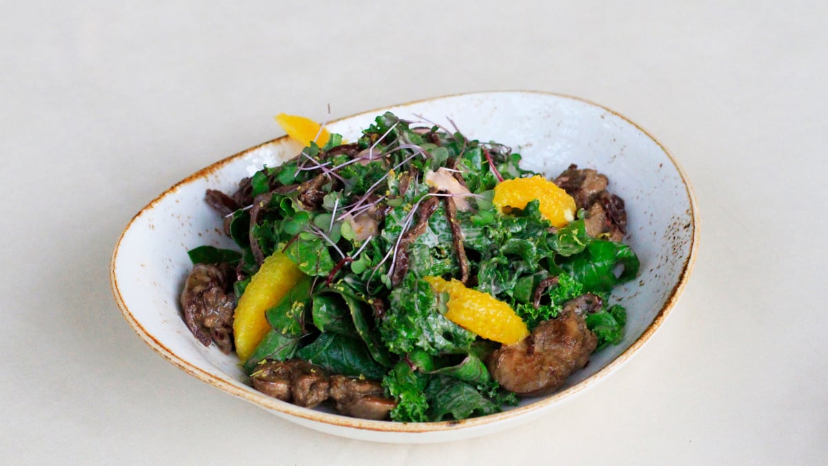 Warm Salad with Chicken Liver Citrus and Caramelised Onion  - Photo 9