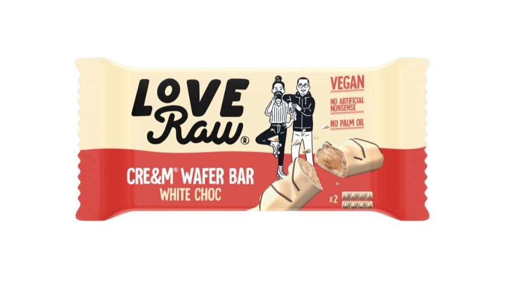 Love Raw ვეგანური თეთრი შოკოლადის ვაფლი მთავარი  ტკბილეული - Photo 8