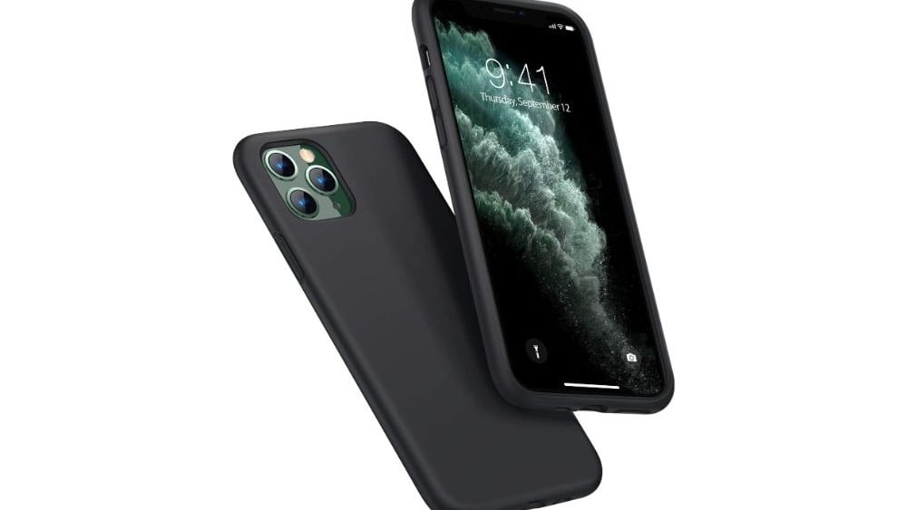 iPhone 11 Pro Max Silicone case Black  2717 - Photo 306