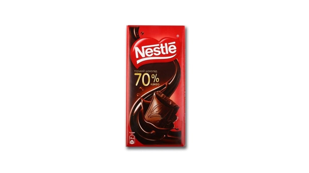 NESTLE შავი შოკოლადი 70 90გრ - Photo 1050