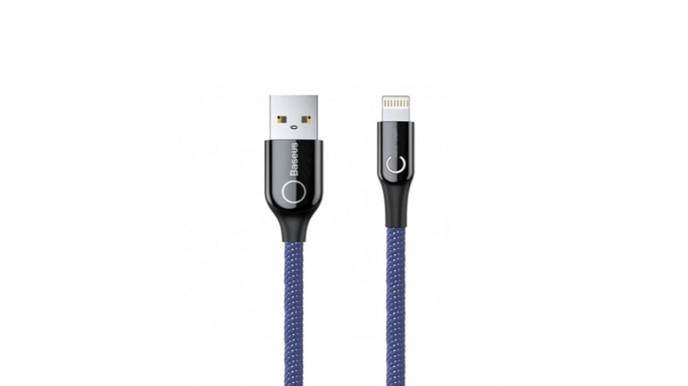 Baseus Cshaped Light Intelligent poweroff Cable Blue CALCD03 - Photo 97