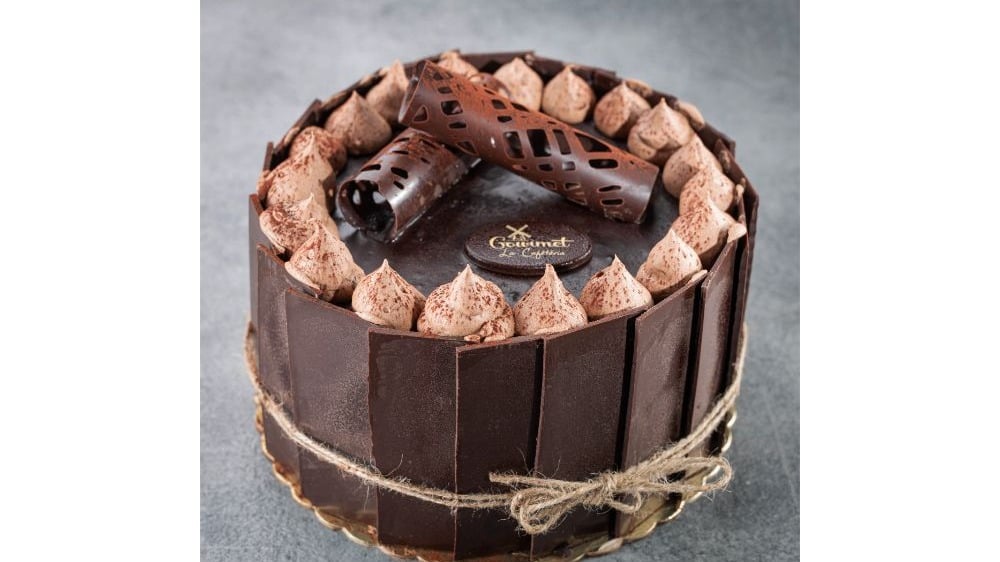 შოკოლადის ტორტი შოკოლადის ნატეხებით და ნიგვზით 10 ნაჭრიანი - Photo 35