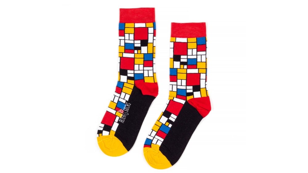 Piet mondrian socks - Photo 29