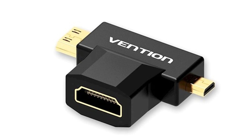 VENTION AGDB0 Mini HDMIMicro HDMI to HDMI Female Adapter Black - Photo 84