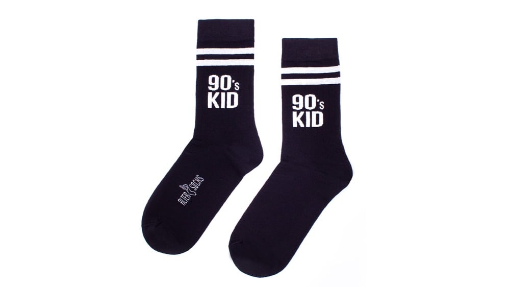 90s kids socks black - Photo 35
