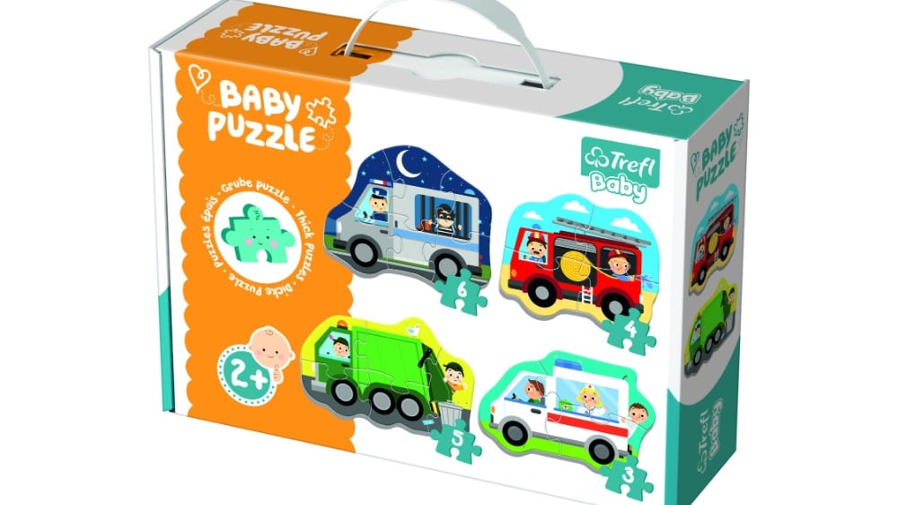 36071  Puzzles  Baby Classic  Vehicles and jobs  Trefl Baby - Photo 384