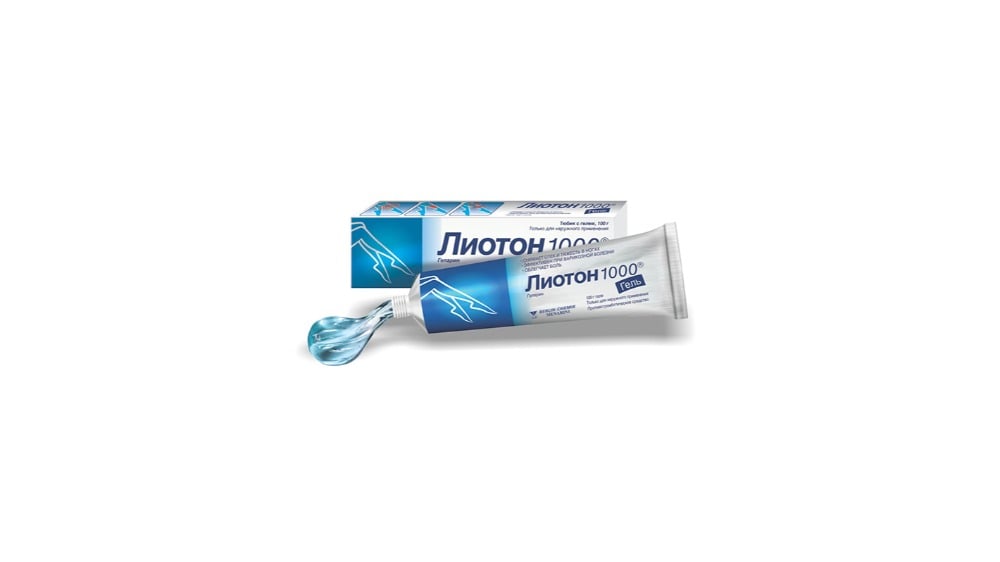 Lioton 1000 gel  ლიოტონი 1000 ჟელე 100გ - Photo 693