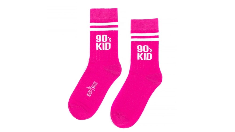 90s kids socks pink - Photo 36