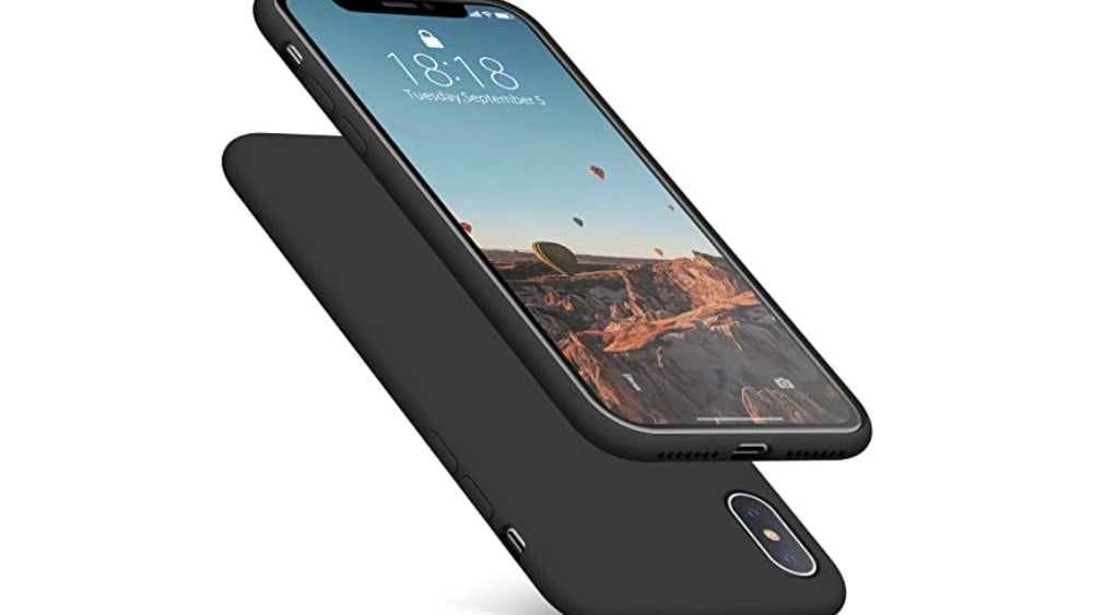 iPhone Xs Max Baseus Silicone case Black  2717 - Photo 327