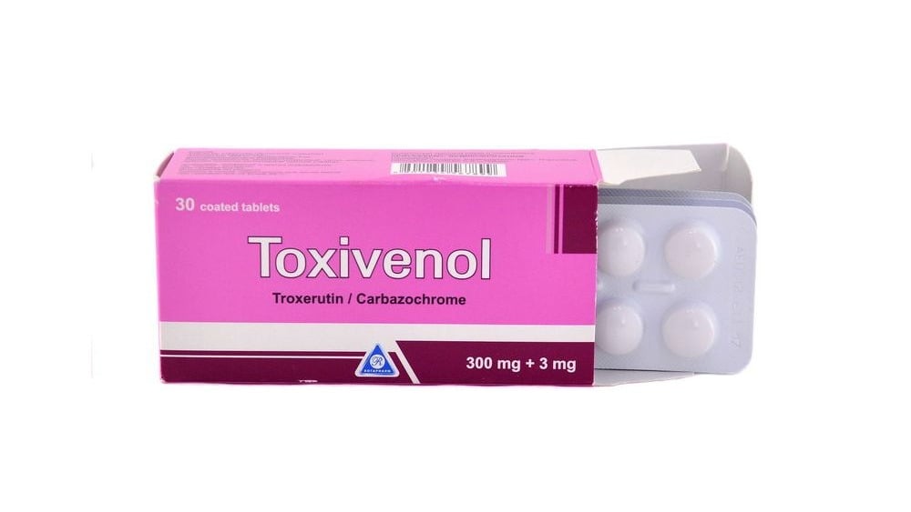 TOXIVENOL  ტოქსივენოლი 300მგ3მგ 30 ტაბლეტი - Photo 475