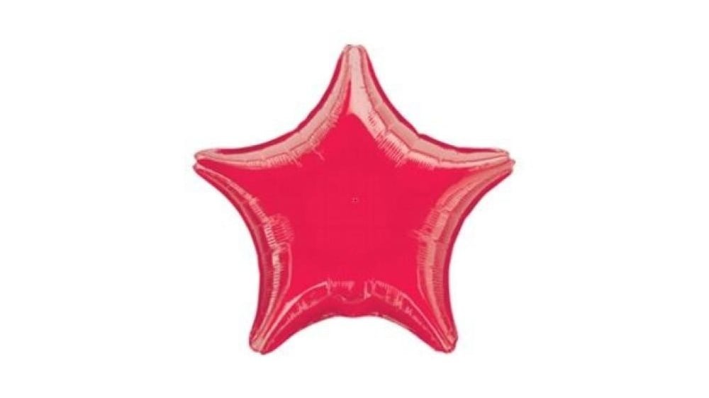ჰელიუმის ბუშტი ფოლგირებული წითელი ვარსკვლავი - Photo 27