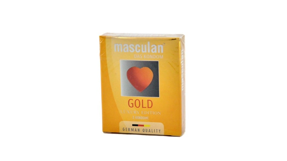 Masculan  მასკულანი პრეზერვატივი GOLD 3 ცალი - Photo 1394
