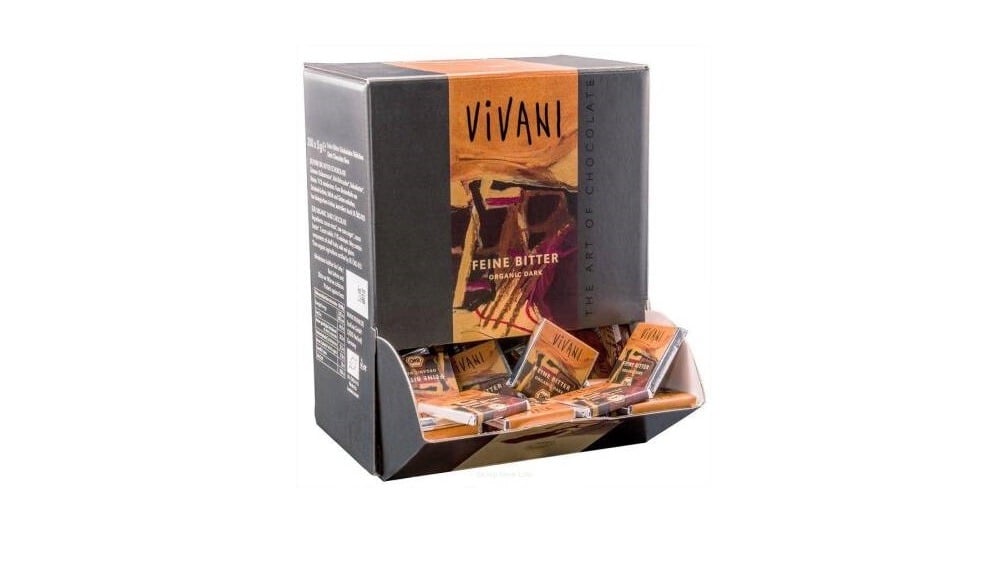 მუქი შოკოლადი ორგანული 200 X 5 გ Chocolates Dark Box Organic 200 X 5 G  Vivani - Photo 209