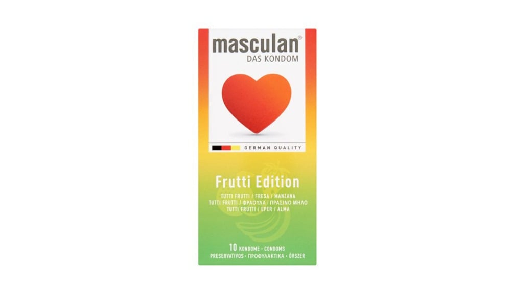 Masculan  მასკულანი პრეზერვატივი Frutti Edition 10 ცალი - Photo 1526