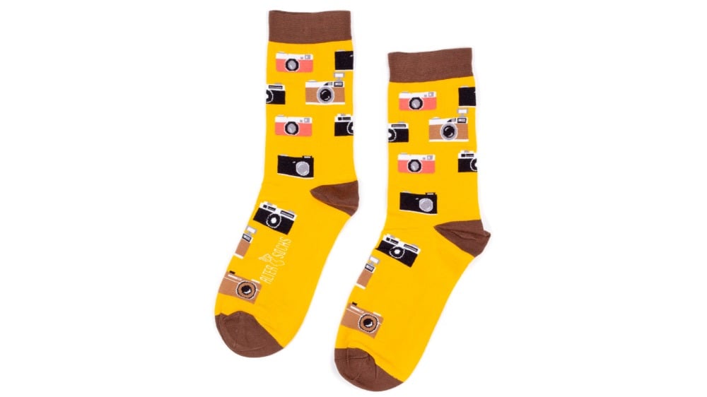 Camera Socks Yellow - Photo 51