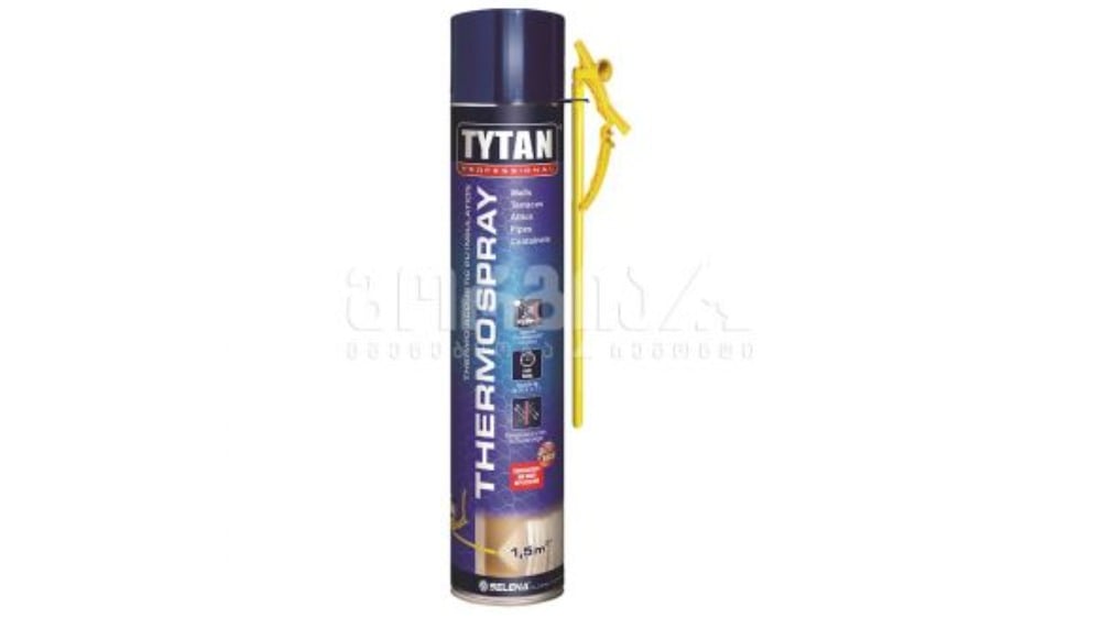 თერმოსაიზოლაციო ქაფი ტიტანი პროფ THERMOSPRAY 800მლ - Photo 403