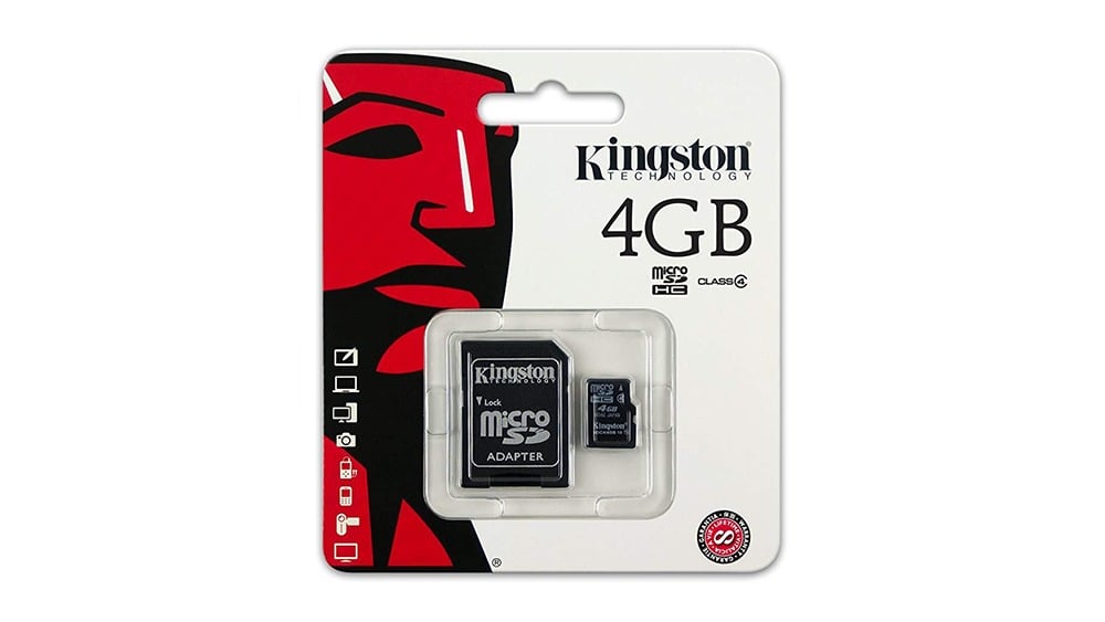 Kingston 4GB microSDHC მეხსიერების ბარათი - Photo 371