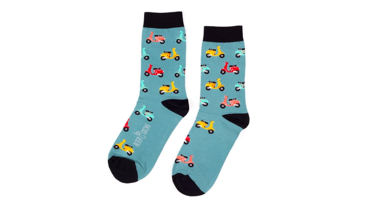 Moped Scooter Socks - Photo 70