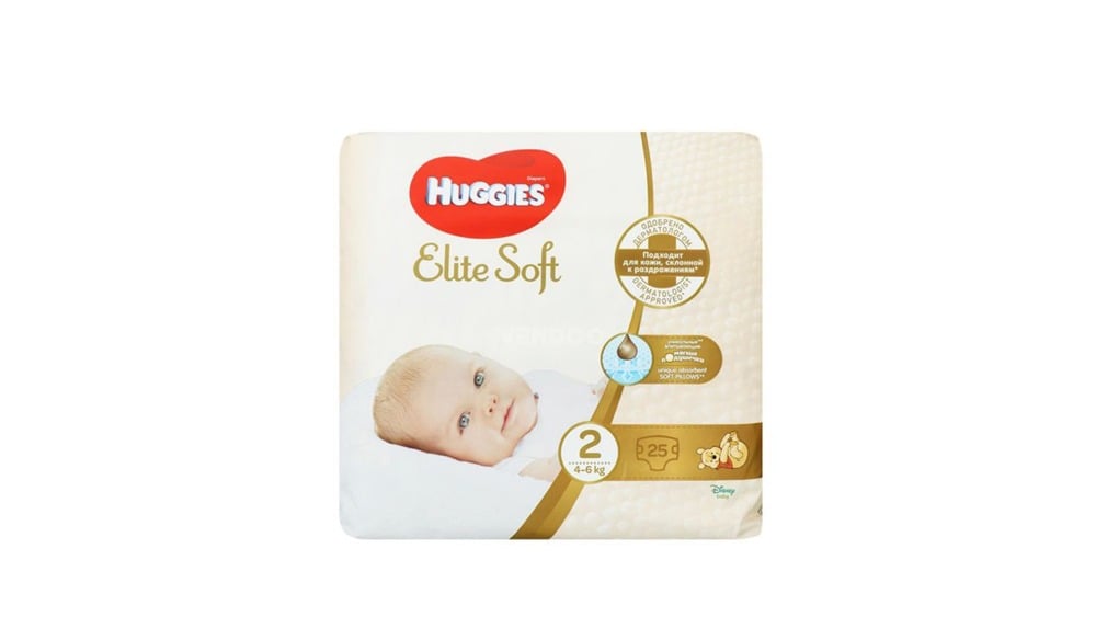 Huggies  ჰაგისი ელიტ სოფტი 46კგ 25ცალი 7961 - Photo 231