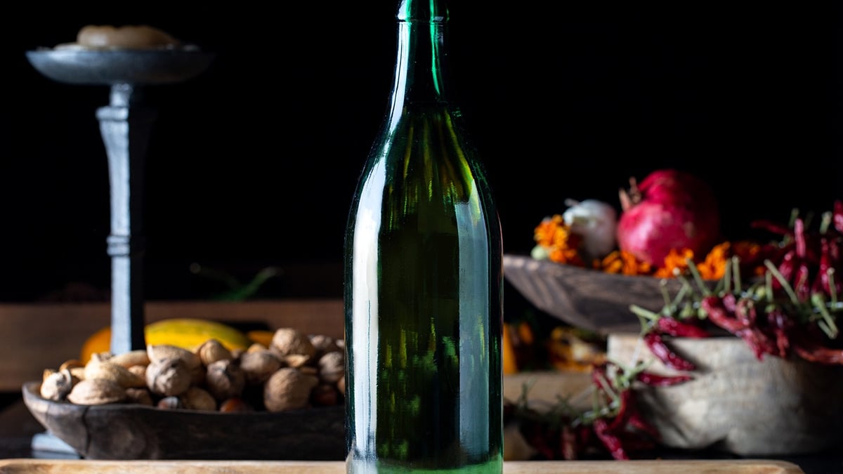 ჩამოსასხმელი თეთრი ღვინო 1ლ ქარვისფერი მშრალი რქაწითელი - Photo 61
