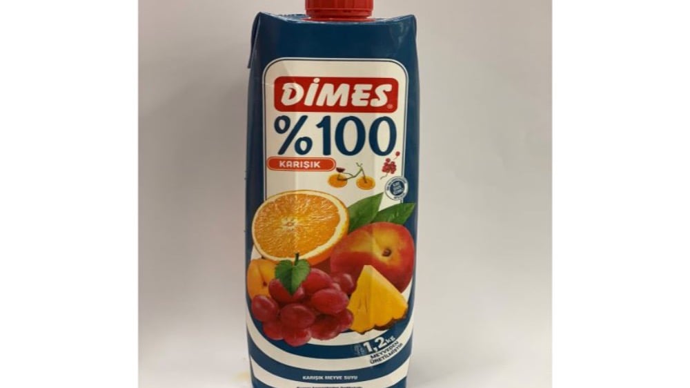 წვენი DIMES 100 პრემიუმი ხილის ნაზავი 1ლ - Photo 128