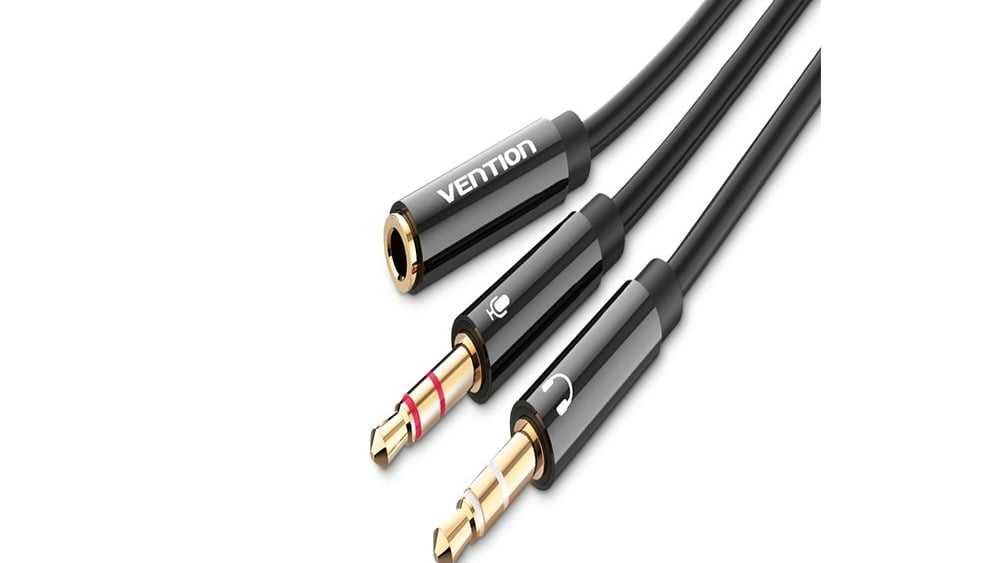 Vention BBTBY 235mm Male to 4 Pole 35mm Female Audio Cable 03M Black ABS Typ - Photo 104