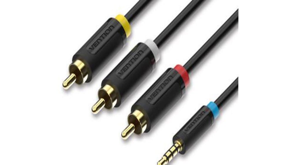 VENTION BCBBG 35mm Male to 3RCA Male AV Cable 15M Black - Photo 105