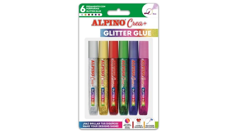 ბრჭყვიალა წებო Glitter Glue Basic Colors  - Photo 387