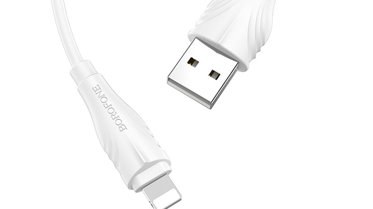 BOROFONE USB კაბელი lightning  BX18  2მეტრი - Photo 46