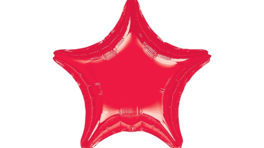 ჰელიუმით ბუშტი ფოლგირებული მეტალიკი წითელი ვარსკვლავი - Photo 87