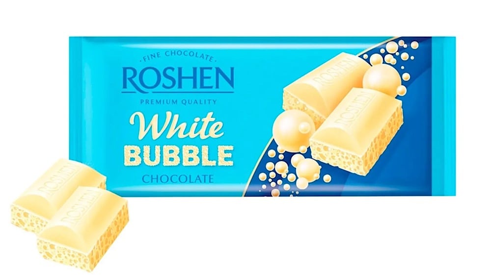 Roshen White Bubble 80 გრ - Photo 199