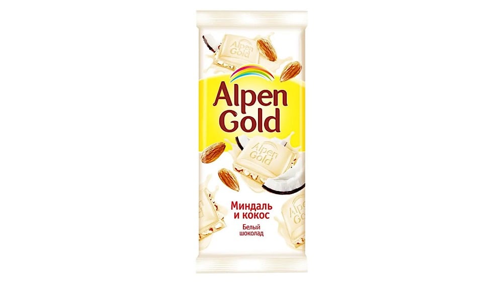 Alpen Gold White ქოქოსით და ნუშით 85 გრ - Photo 201