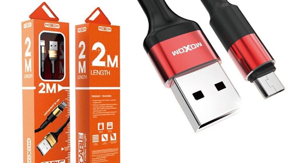 MOXOM CC54  USB  კაბელი micro  2მ - Photo 80