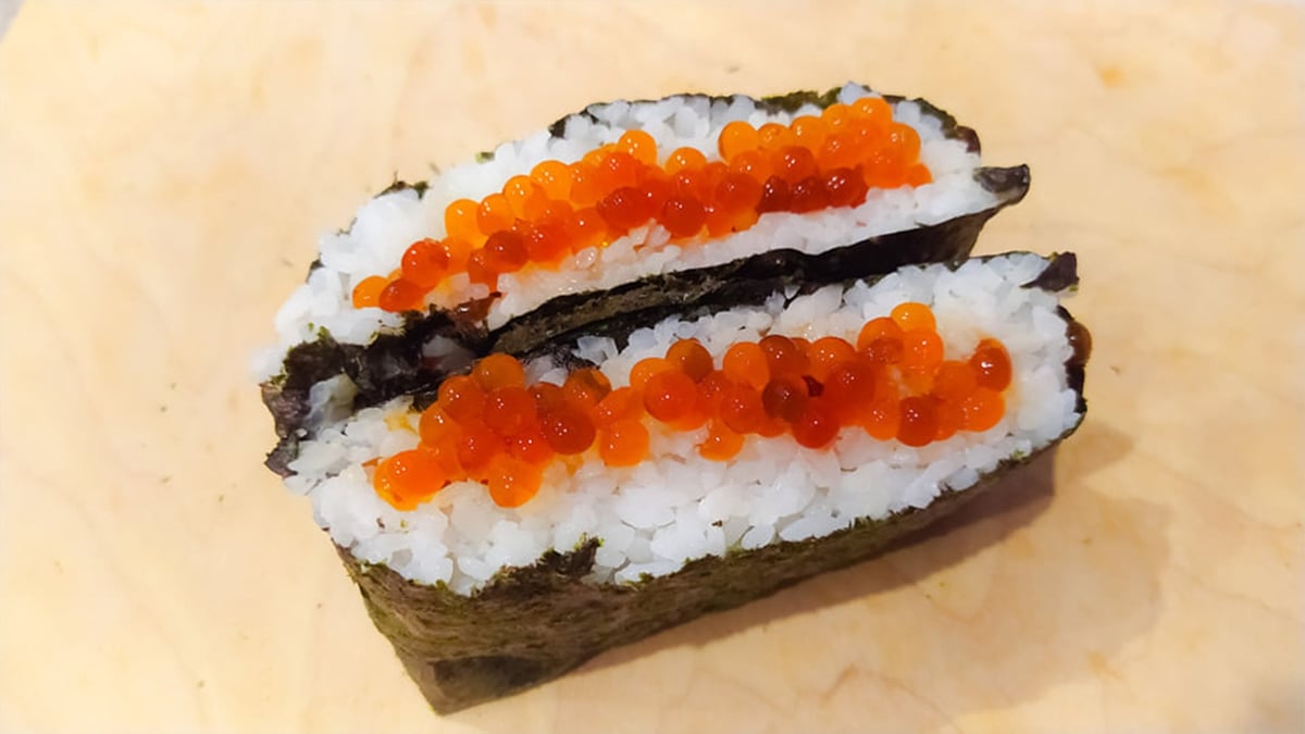 Rice Sandwich ONIGIRAZU Salmon roe - Photo 13