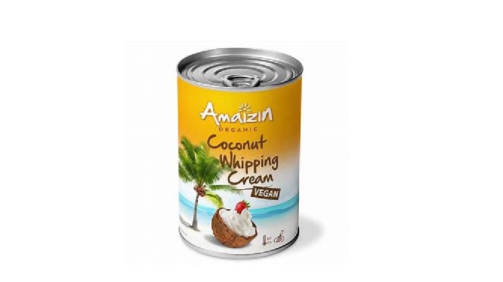 ბიო ქოქოსის კრემი ასათქვეფი 400მლ Coconut Cream For Whipping Bio Can 400 Ml  Amaizin - Photo 149